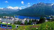 Ze subtropického Švýcarska k vrcholům 4tisícovek s jízdou Bernina Express - St. Moritz