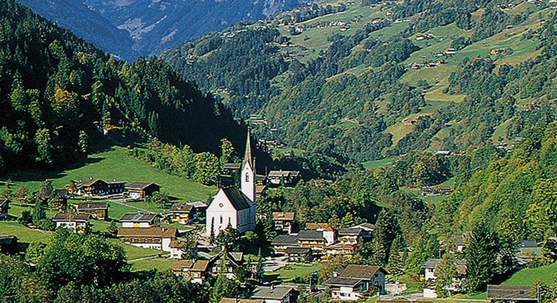 Alpské parky a střediska rakousko-švýcarského pomezí s kartou Montafon-Brandnertal