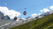 Saas-Tall - údolí čtyřtisícovek a Matterhorn s kartou na lanovky