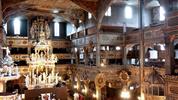 Cestou polských králů až k dunám Baltského moře - Swidnica - Dřevěný kostel - interiér
