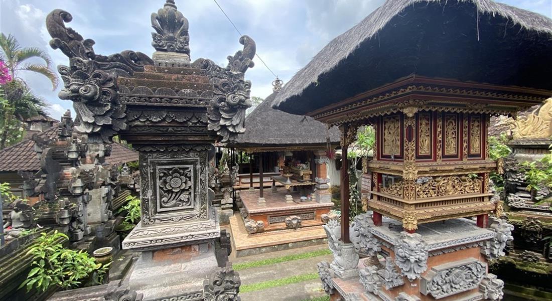 Bali - ostrov chrámů, rýžových polí a úsměvů - Ubud-obytné domy
