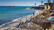 Aeolos Beach - písečná pláž - letovisko Malia