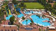 Club Turan Prince World - pohled na bazény a akvapark